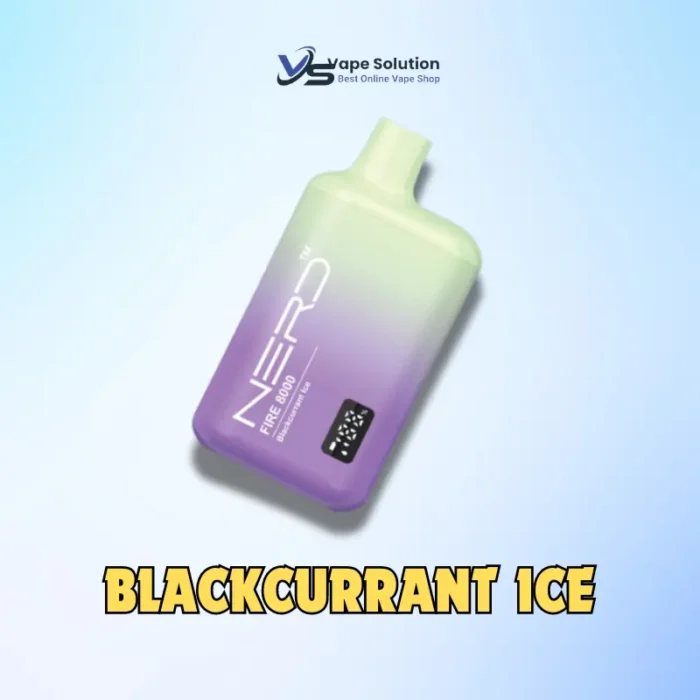 Nerd Fire 8000 Puffs BLACKCURRANT ICE