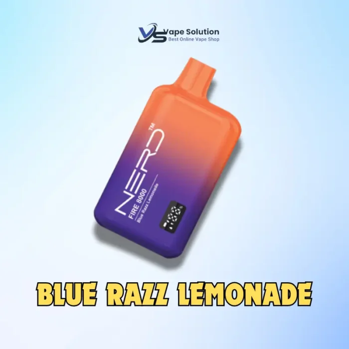 Nerd Fire 8000 Puffs BLUE RAZZ LEMONADE