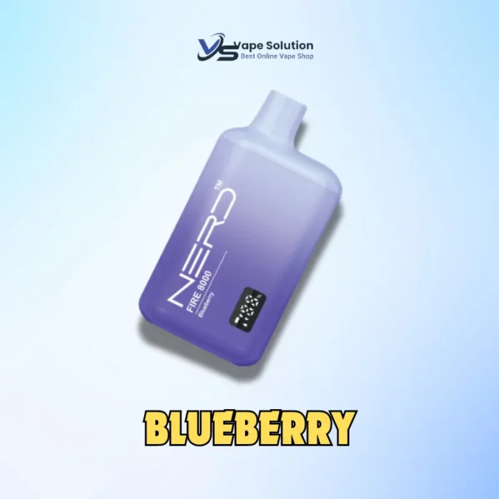 Nerd Fire 8000 Puffs BLUEBERRY