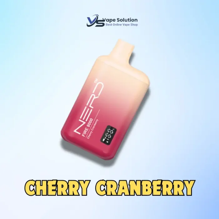 Nerd Fire 8000 Puffs CHERRY CRANBERRY