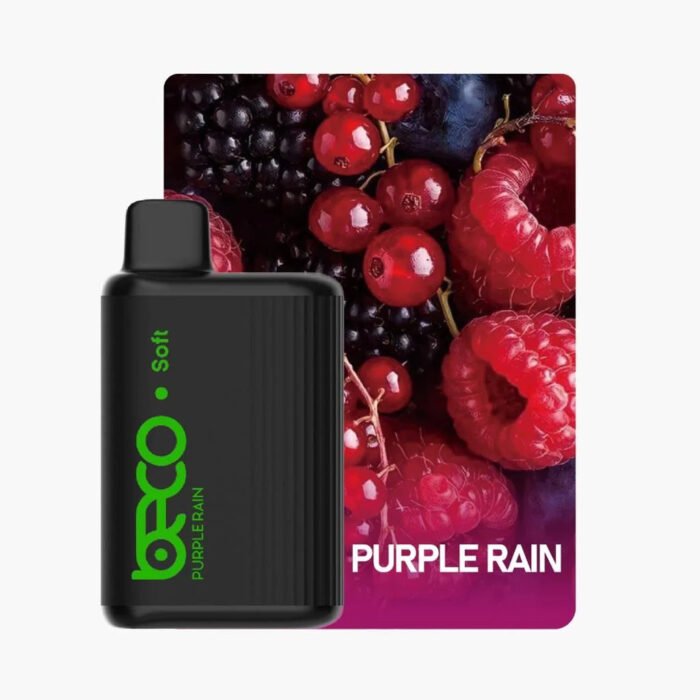 BECO-SOFT-6000-PUFFS-20-MG; Purple-Rain; Vape-Solution-UAE;
