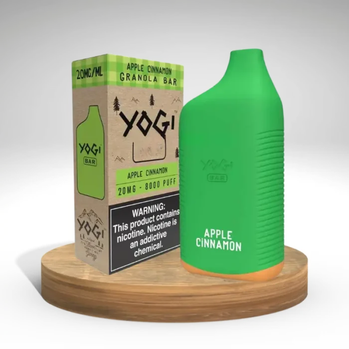 YOGI-BAR-8000-puffs-20-mg; APPLE-CINNAMON; Vape-Solution-UAE;