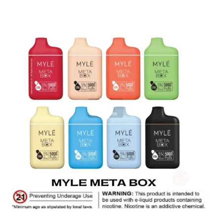 Myle Meta Box Disposable 5000 Puffs in Dubai UAE